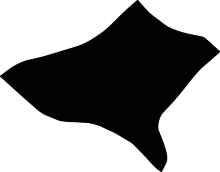 TENGAH Singapore silhouette map vector