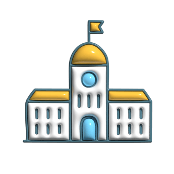 Modern 3D Political Assembly and Lawmaking Icons png