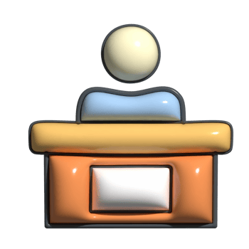 Adorable 3D Trial and Justice System Symbols png