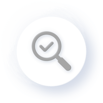 Neumorphism Icon Search with Checkmark Icon Soft Drop Shadow on Dark Background Neumorphic UI UX Design User Interface Neumorphism Shadow png
