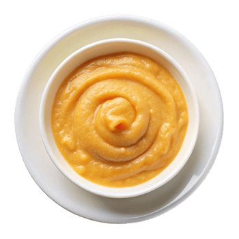 a plate of baby puree png