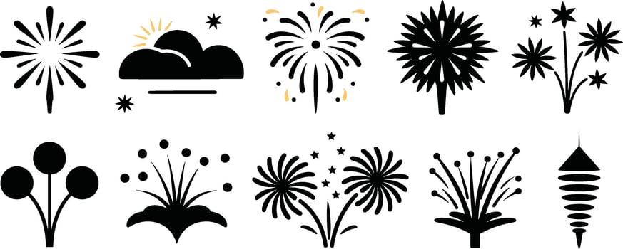 Fireworks clip art vector