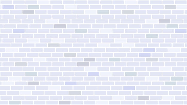 Brick wall seamless pattern. Gray brickwork repeating texture. Bricks masonry background. vector