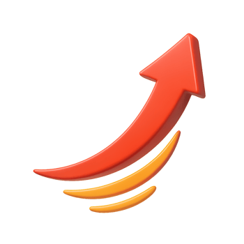 Dynamic Arrow in Motion with Simple Design Elements for Impact png