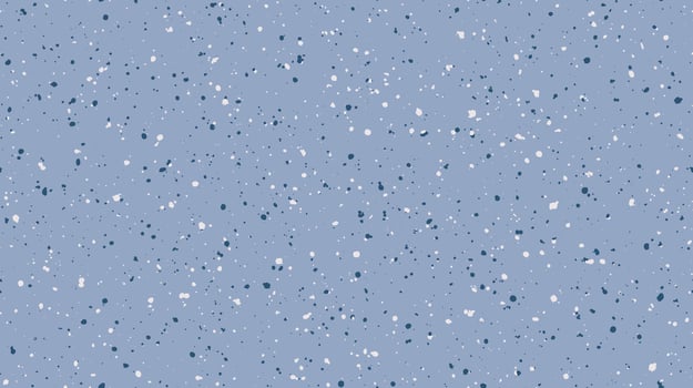 Seamless spray speckle texture. Dirty grain background. Grunge splash repeated effect. Noise repeating pattern. Print distressed effect. Blue splattered particles, splashes, drops wallpaper. vector