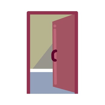 Doorway icon clipart avatar logotype isolated illustration vector