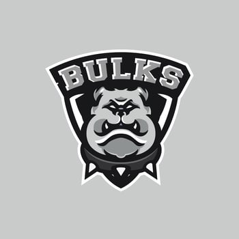 wild dog mascot vector