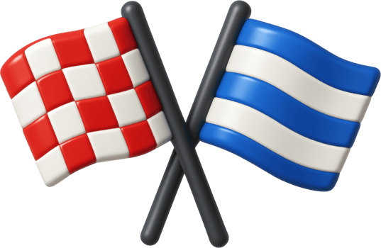 Crossed racing flags checkered and striped design png