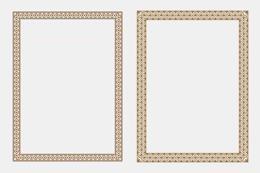 Autumn border layout with vibrant leaf art, floral plant decoration, text box design for stock and seasonal graphics vector