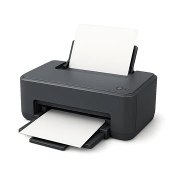 Simple 3D Desktop Printer with Paper Output for Creative Projects png