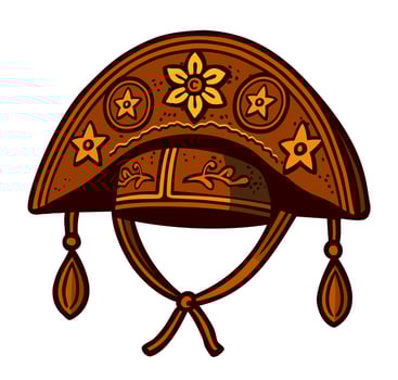 Cangaceiro hat. isolated illustration vector