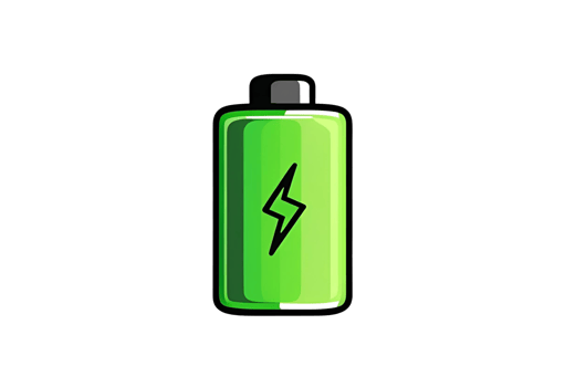Battery icon. Power level symbol for energy status graphic display. png