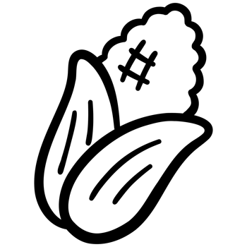 Little corn doodle png
