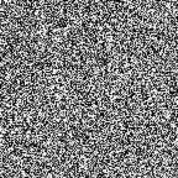 Seamless pixelated tv noise texture. White noise signal grain. Television screen interferences and glitches. Grange background vector