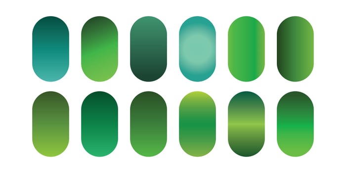 green background hd gradient vector