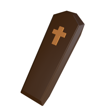 Coffin 3D Ilustration png