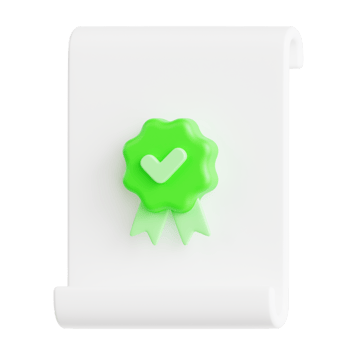 Paper Approve 3D Ilustration png