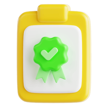 Checklist Approve 3D Ilustration png