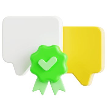 Chat Approve 3D Ilustration png