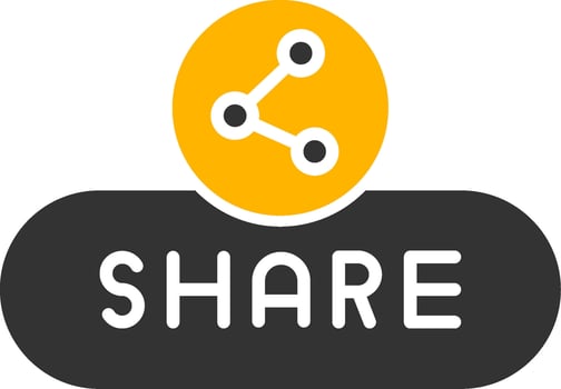 Share Post Button Glyph Two Color vector