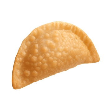 Delicious 3D Fried Dumpling Featuring Crispy Golden Brown Texture png