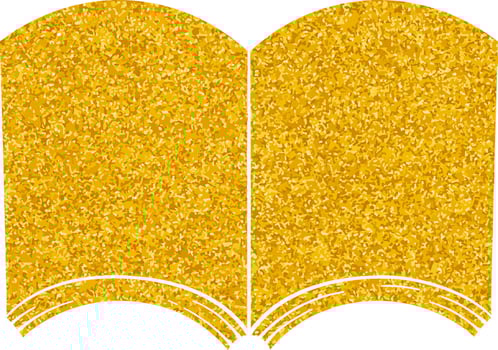 Sparkling golden open book design with glitter effect vector