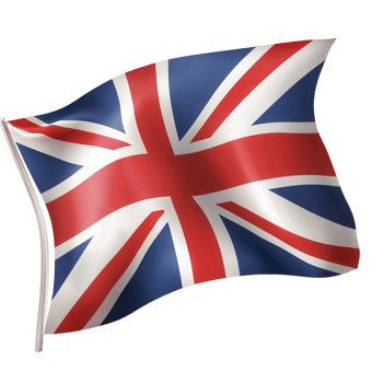 waving national flag British dynamically, rendered in crisp graphic with transparent background, representing patriotic symbolism png