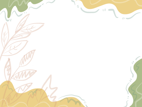 Pastel Botanical Frame Background Design png