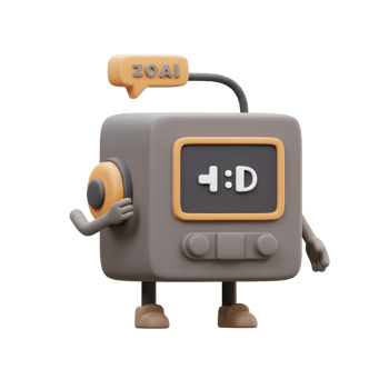 Cartoon robot character with screen displaying an emoticon, suitable for use in children's illustrations or as a mascot. png