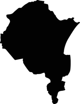 Tha Tako Thailand silhouette map vector