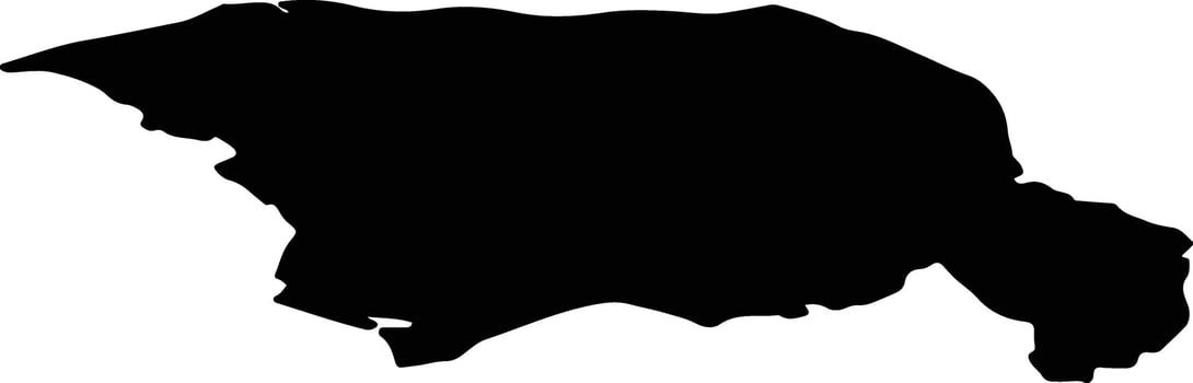 Tinn nor Norway silhouette map vector