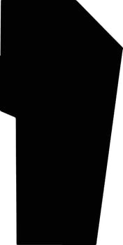 Tishomingo United States silhouette map vector
