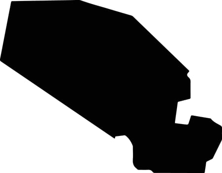 Tobishima Japan silhouette map vector