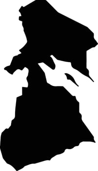 Tol Micronesia silhouette map vector