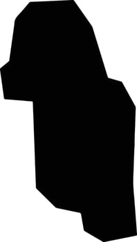 Tonacatepeque El Salvador silhouette map vector