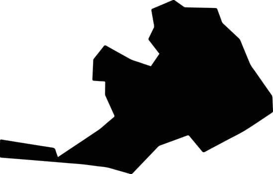 Totolac Mexico silhouette map vector