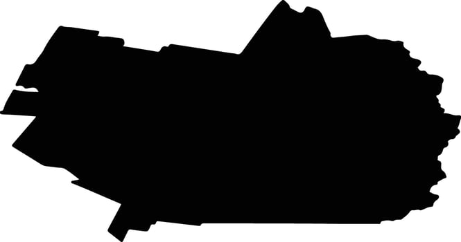 Troitsko Pechorsky District Russia silhouette map vector