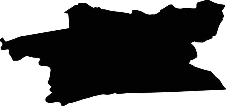 TUDORA Romania silhouette map vector