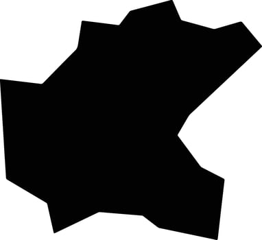 Urussanga Brazil silhouette map vector