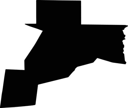 URZICUTA Romania silhouette map vector