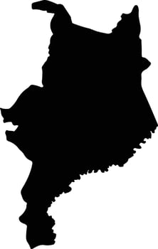 Uthumphon Phisai Thailand silhouette map vector