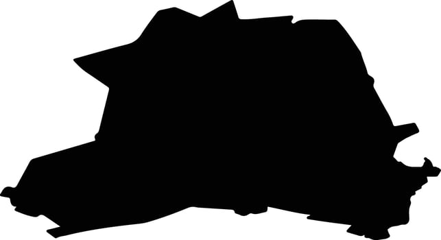 Vaatsa Estonia silhouette map vector