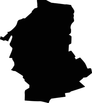 VALEA LUI MIHAI Romania silhouette map vector
