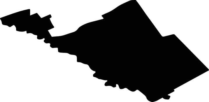 VEDEA Romania silhouette map vector