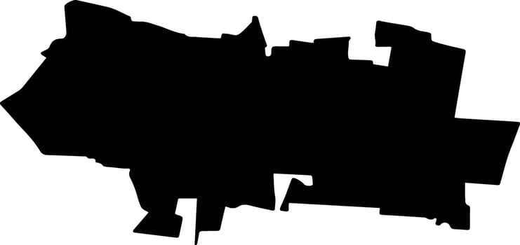 Venado Mexico silhouette map vector