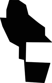 Ware United States silhouette map vector