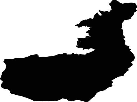 WESTPORT LEA 4 Ireland silhouette map vector