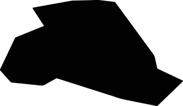Wyoming United States silhouette map vector