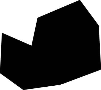 Xingwenxian China silhouette map vector