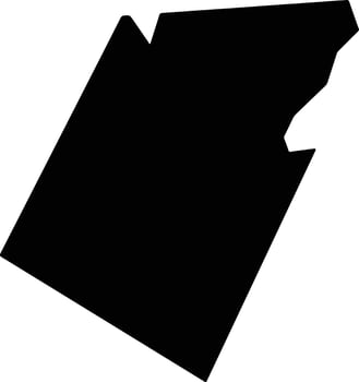 Yoshitomi Japan silhouette map vector